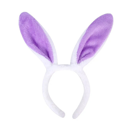 Cute Easter Rabbit Ears Hairband Adult Children Girls Cosplay Dress Costume Bunny Ear Headband Hair Accessories Easter kids gift