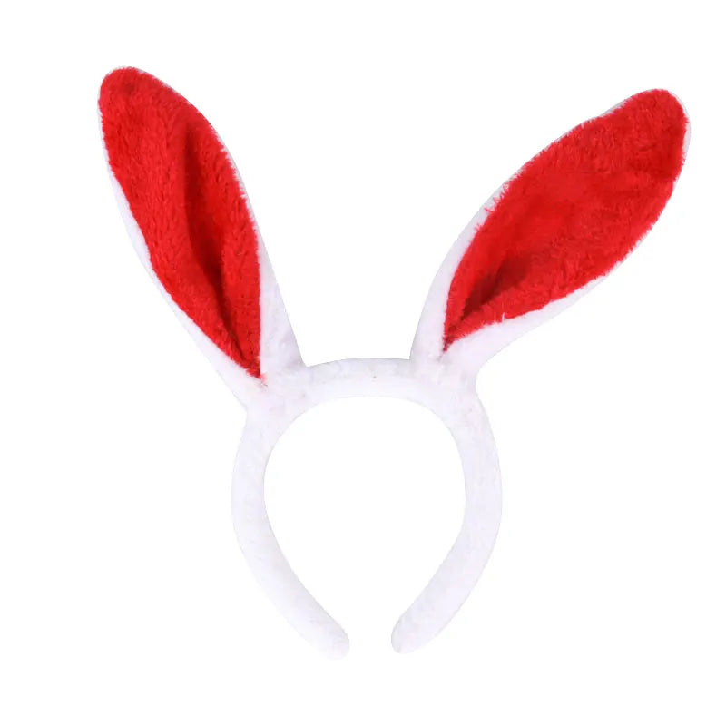 Cute Easter Rabbit Ears Hairband Adult Children Girls Cosplay Dress Costume Bunny Ear Headband Hair Accessories Easter kids gift