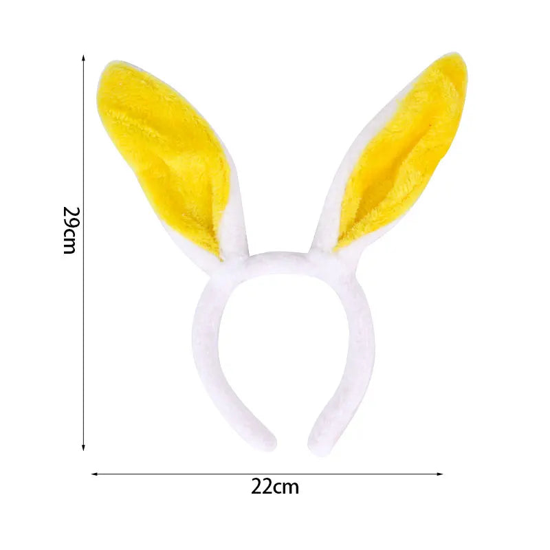 Cute Easter Rabbit Ears Hairband Adult Children Girls Cosplay Dress Costume Bunny Ear Headband Hair Accessories Easter kids gift