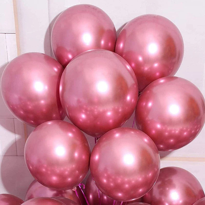 10/20/30pcs Long Balloons Latex Metalic Chrome 260 Magic Tying Twist Balloons Party for Wedding Anniversary Birthday Decorations