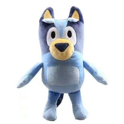 Bluey 28cm Anime Figures Family Bingo Plush Dolls Animation Peripheral Dog Dad Bandit And Mom Chilli Stuffed Toys Kids Gift