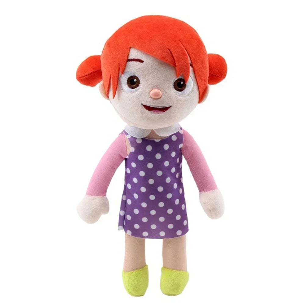 Hot  20cm (7.88 in) Cocomelon Plush Doll Cartoon Anime Family JJ Daddy Mummy Sister Brother Stuffed Soft Plush For Children Gift