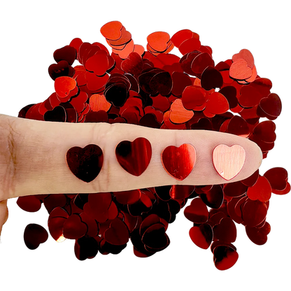 15g/30g/60g Valentine's Day Confetti Wedding Party Red Love Heart Confetti Table Decor Glitter Confetti for Valentines Day Party