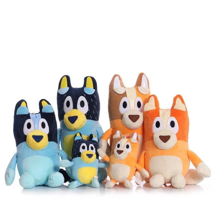 Bluey Family Plush Toys Cute Simulation Pet Dog Patrol Bingo Sister Kawai Plush Children'S Toy Doll Toy Birthday Christmas Gift