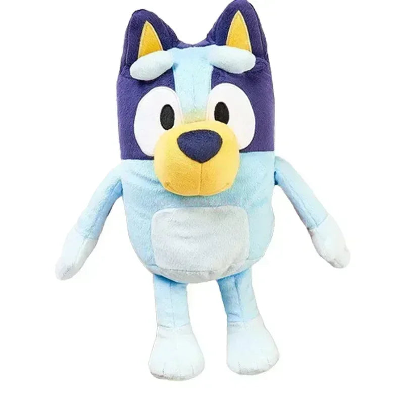 New A Family Of Bluey Talking Plush Bingo Dog Music Plush Toys Bluey Anime Figure Cute Animal Sing Dog Doll Christmas Gifts Kids