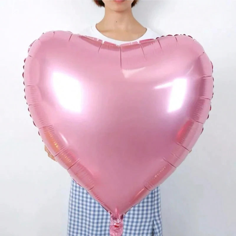 32inch Heart Balloons Love Helium Balloons for Birthday Party Christmas Party Supplies Wedding Engagement Valentines Day Decor