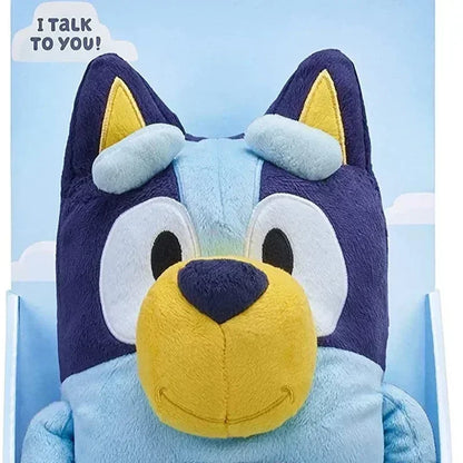 New A Family Of Bluey Talking Plush Bingo Dog Music Plush Toys Bluey Anime Figure Cute Animal Sing Dog Doll Christmas Gifts Kids