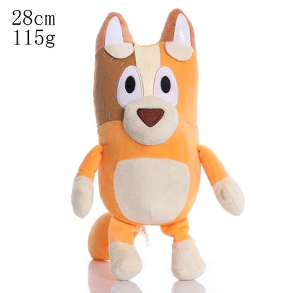 Bluey Family Plush Toys Cute Simulation Pet Dog Patrol Bingo Sister Kawai Plush Children'S Toy Doll Toy Birthday Christmas Gift