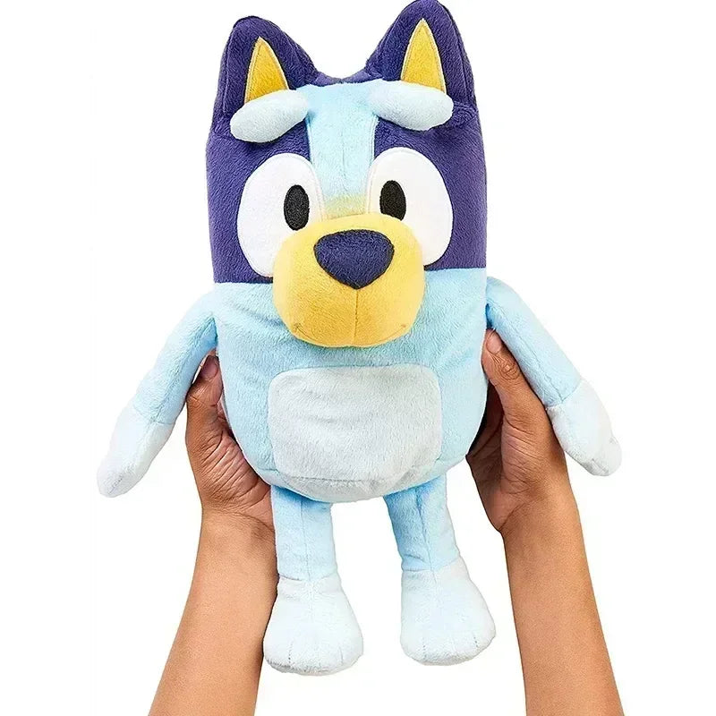 New A Family Of Bluey Talking Plush Bingo Dog Music Plush Toys Bluey Anime Figure Cute Animal Sing Dog Doll Christmas Gifts Kids