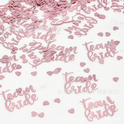 15g/30g/60g Valentine's Day Confetti Wedding Party Red Love Heart Confetti Table Decor Glitter Confetti for Valentines Day Party