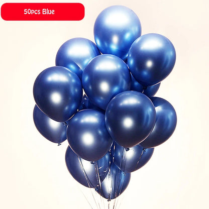 10/20/30pcs Long Balloons Latex Metalic Chrome 260 Magic Tying Twist Balloons Party for Wedding Anniversary Birthday Decorations